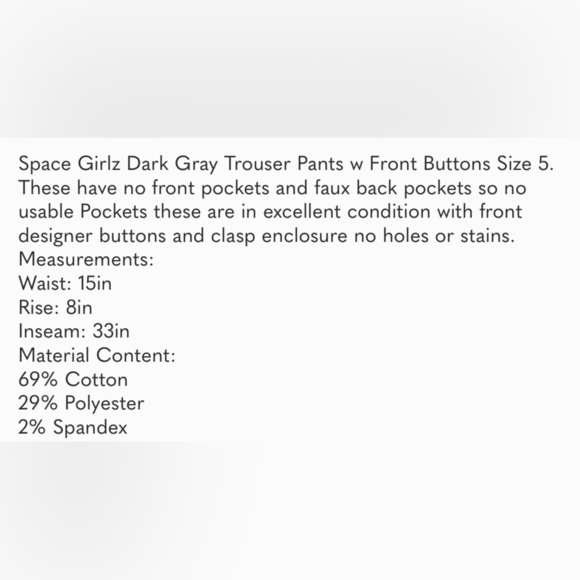 Gray Trousers with Elegant Design - Picture 9 of 9